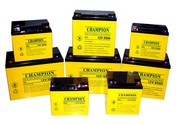 冠军胶体电池 CHAMPION GEL BATTERY 6V 12V 阀控密封免维护铅酸蓄电池 VRLA BATTERY GEL SLA SEALED LEAD ACID BATTERY