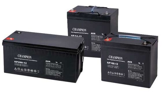 冠军电池 CHAMPION BATTERY 6V 12V 阀控密封免维护铅酸蓄电池 VRLA BATTERY AGM SLA SEALED LEAD ACID BATTERY